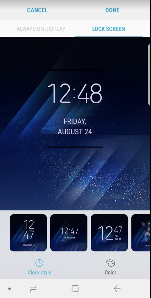 How to change Clock style on Samsung S8 – How To HelpDesk