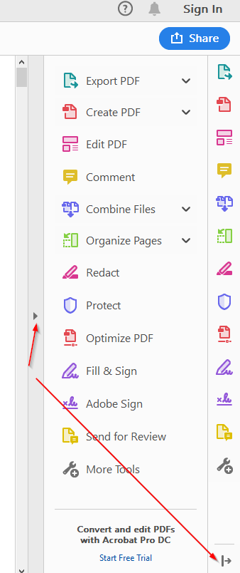 adobe acrobat pro delete page