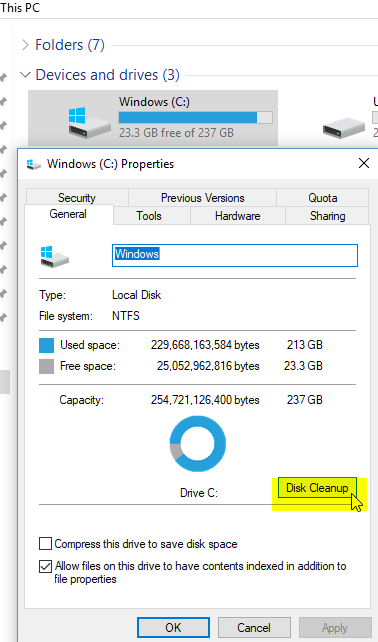 clean up appdata windows 10