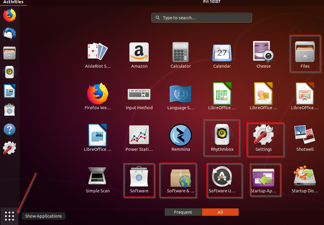 ubuntu system info