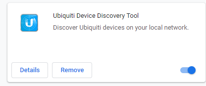 unifi discovery chrome pluggin