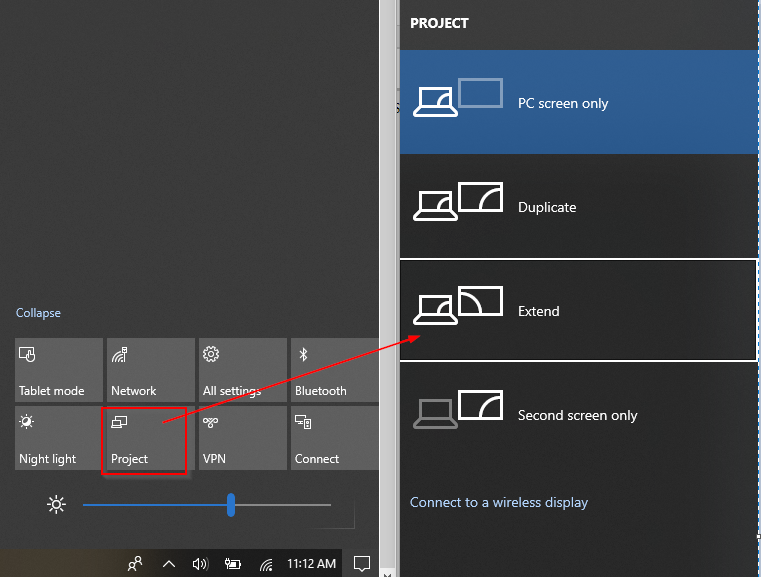 how to center monitor display upon awakening from sleep