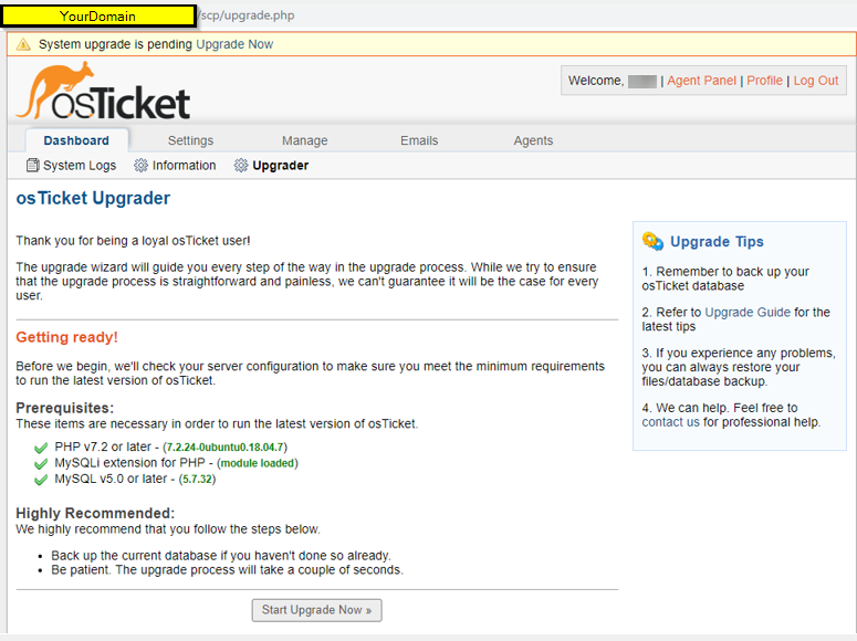 permission denied osticket download