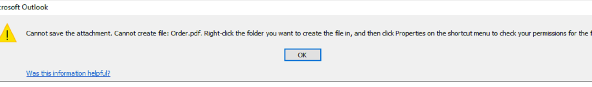 Cannot create file