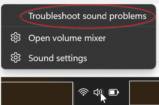 Sound problems